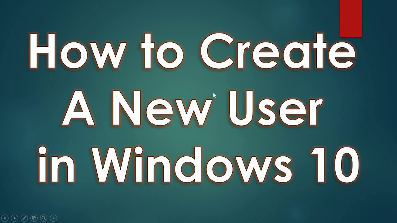 How To Create A New User Account In Windows 10 || How to Change User ...