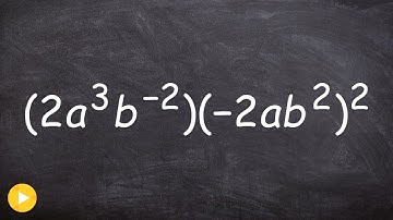 Simplify monomials using law of exponents