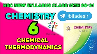 Chemical thermodynamics Class 12th hsc Maharashtra board  New syllabus2021 part 6