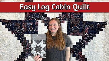 Sew an EASY Log Cabin Quilt | Echo Star Quilt #msqcshowandtell #msqcpartner