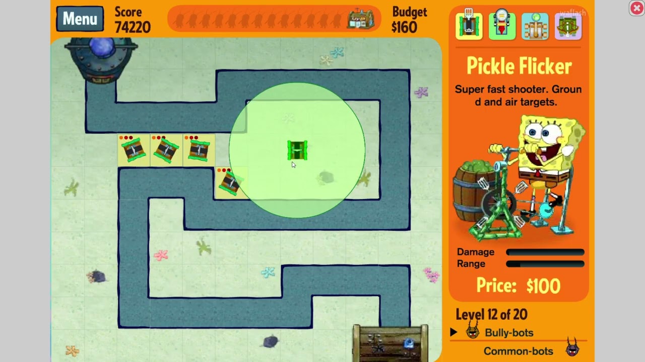 SpongeBob SquarePants: Invasion of the Patty Snatchers (No Game Over + No Damage)