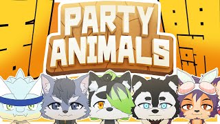 【PartyAnimals】ケモノたちのパーティ始まるぞい！！【琉峨/舞パピとうや/楽々浦コタロウ/セイメイ/こうの人】