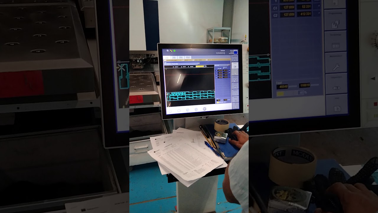 trupunch 5000 cnc punching process