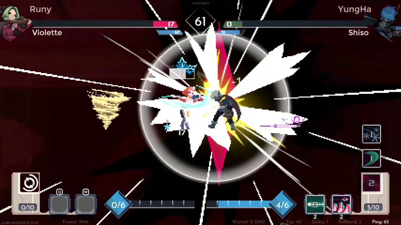 Duelists of Eden PVP - Runy (Violette) Vs YungHa (Shiso) FT10 (Unrated Gameplay)