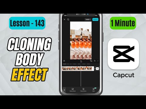 How to Create a Cloning Effect in CapCut Mobile - Lesson 143 CapCut Tutorial