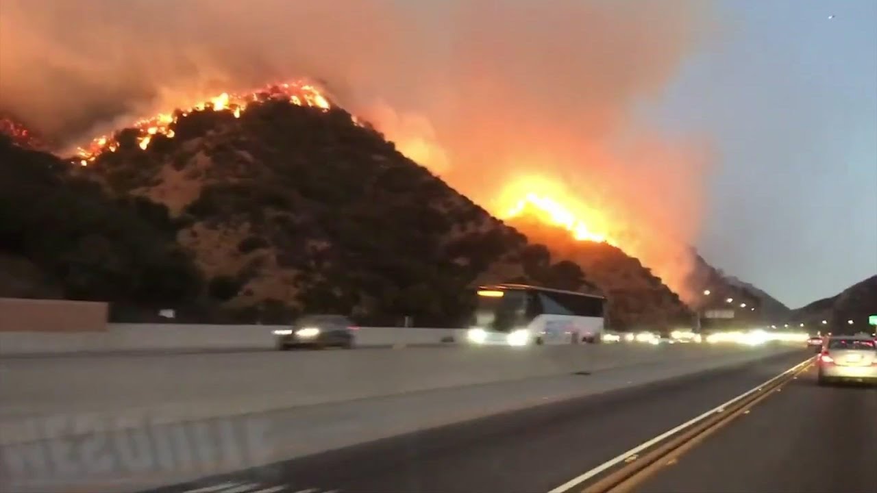 Wildfire near Los Angeles forces evacuations