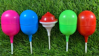 New Glitter Rainbow Lollipop Peeling & Wrapper Crinkle Crunchy ASMR Sounds