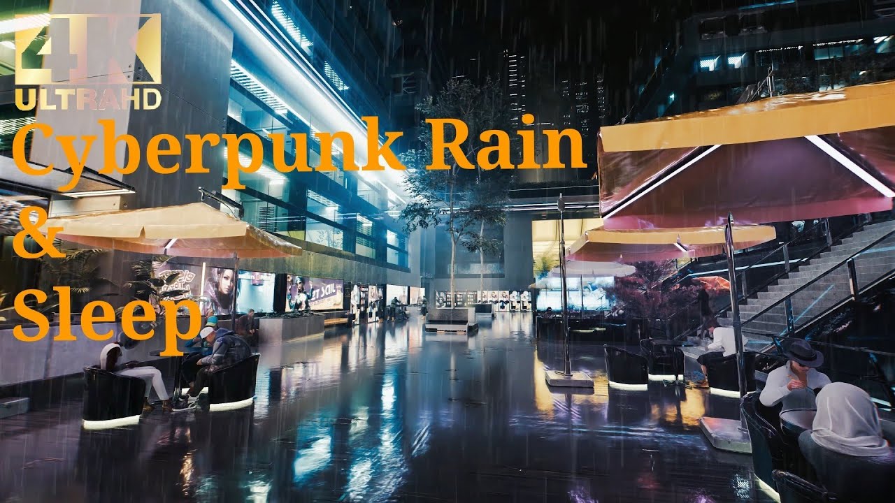 ASMR for Night Owls 🦉 Neon City Storm Sounds for Ultimate Relaxation