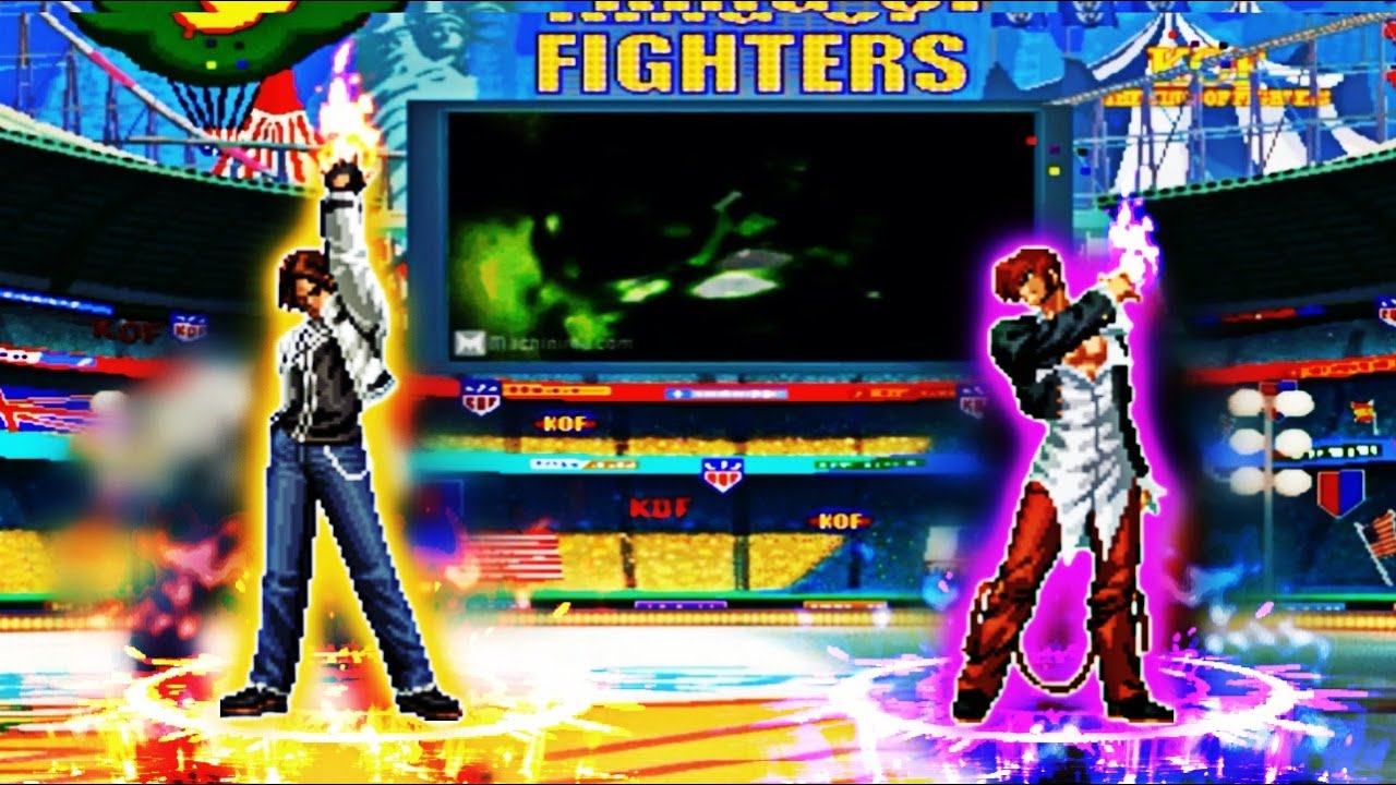 Kyo Clone-57 VS Iori Clone-42 [KOF MUGEN]