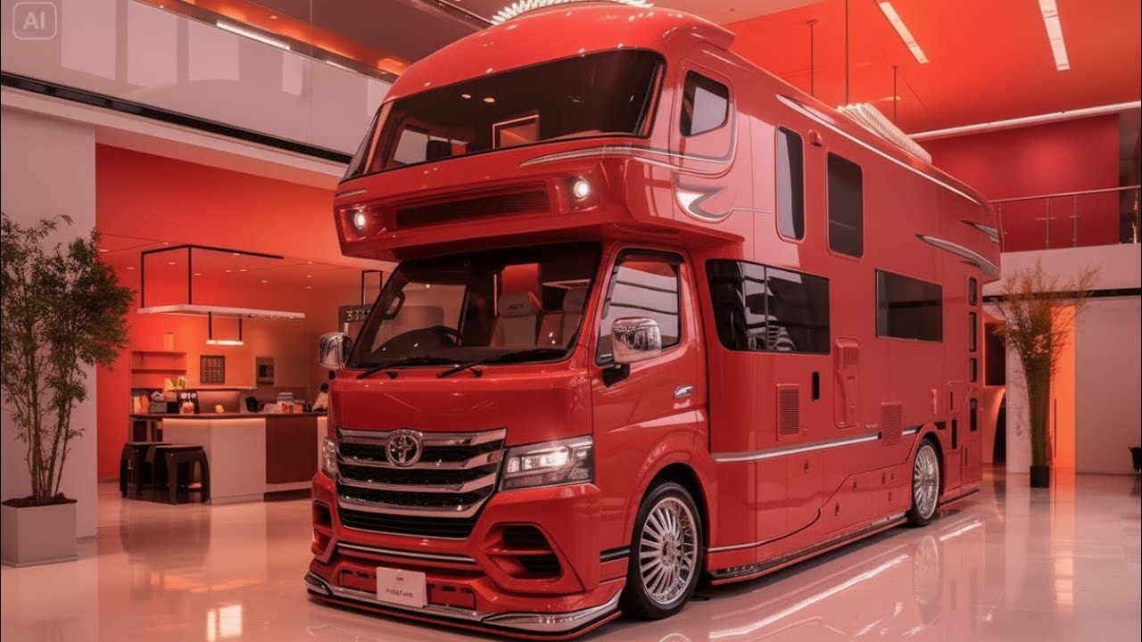 Двухэтажный кемпер Toyota навсегда изменит представление о кемпинге!