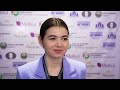 Interview with Aleksandra Goryachkina | 2022 FIDE Women Candidates Pool B – Quarterfinals G2 |