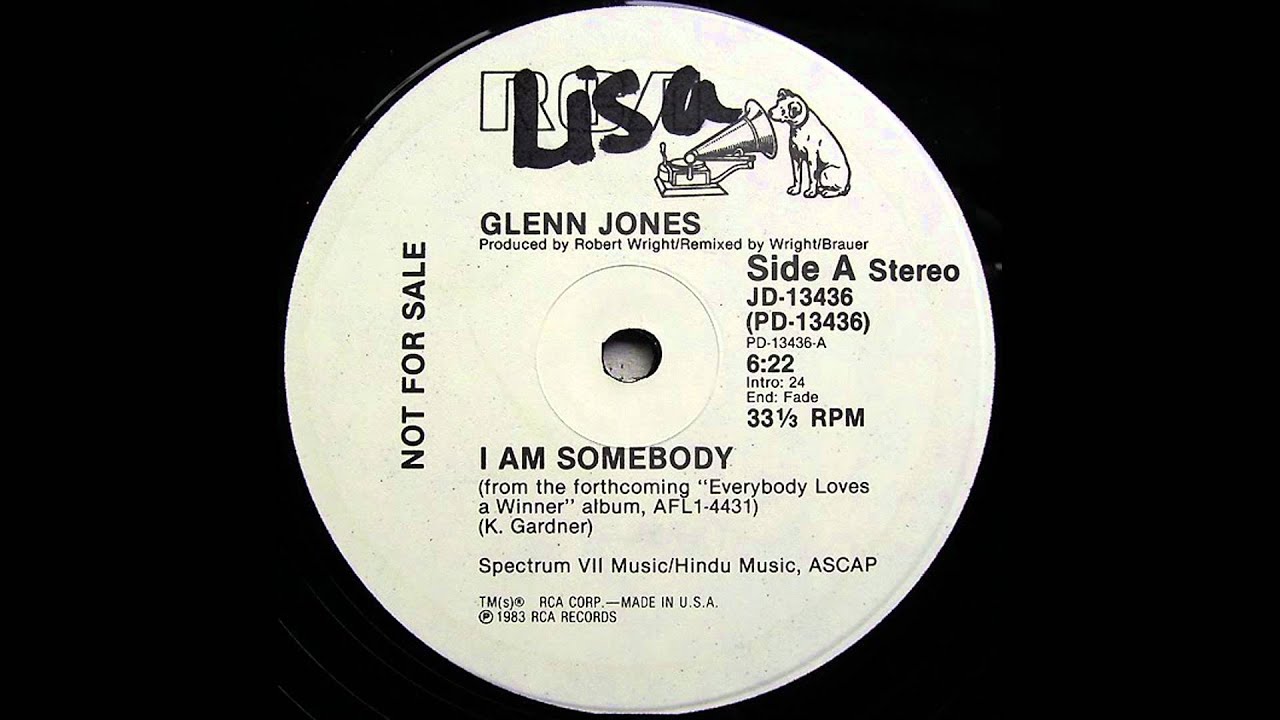 Glenn Jones I Am Somebody YouTube