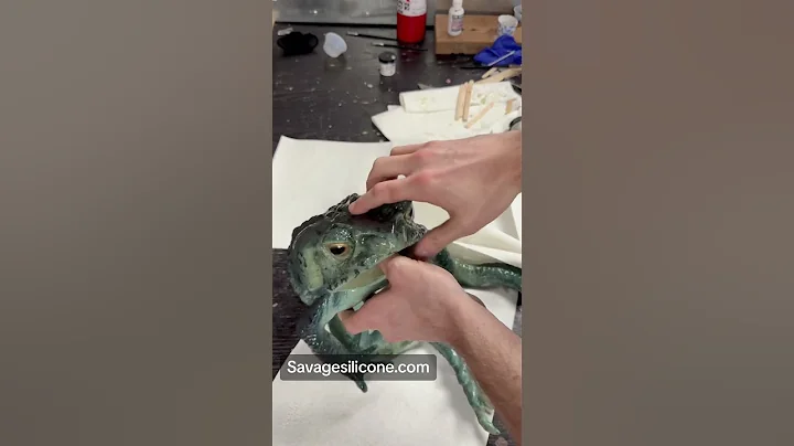 Open mouth giant toad.