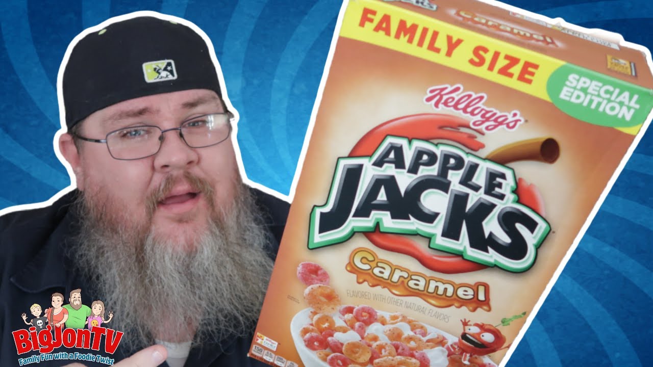 Apple Jacks Caramel Special Edition Taste Test Tuesday YouTube