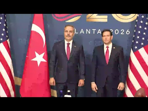 US Secretary of State Marco Rubio meets his Turkish counterpart Hakan Fidan on G20 sidelines | AFP