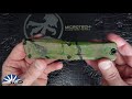 Microtech Combat Troodon Gen 3 1142-10DTABKSPLS DE, OD Green & Tan W/Black Splatter, Signature