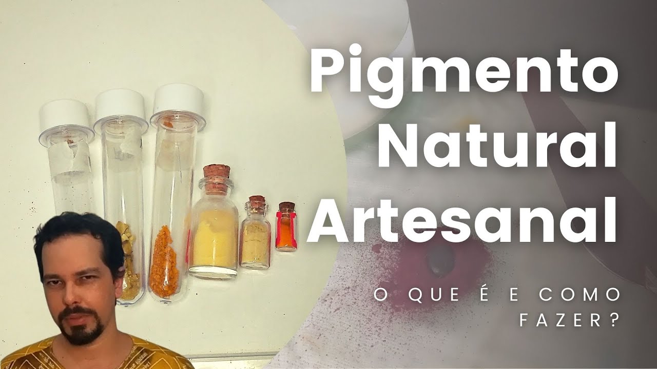 Pigmento Natural Artesanal para Tinta Aquarela
