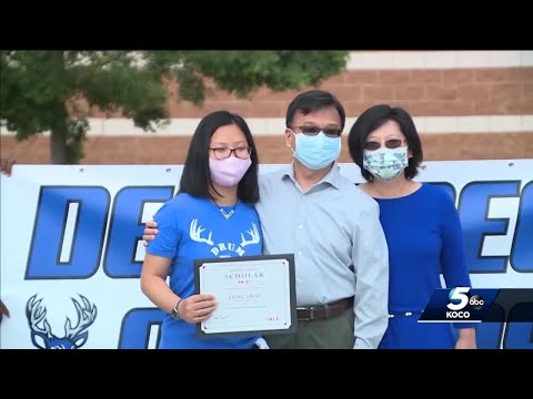 OG&E surprises Deer Creek High School senior with prestigious scholarship