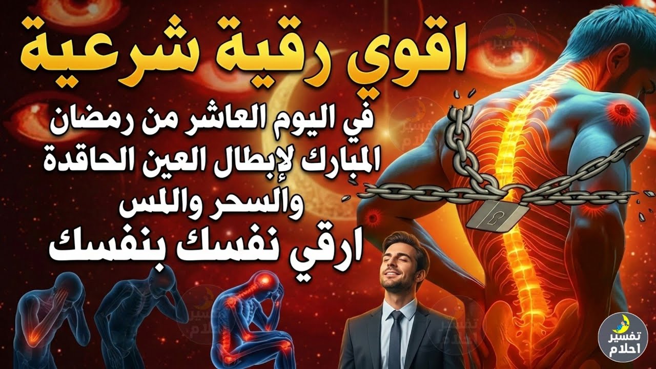 رقية العشر الاوائل من شهر رمضان  🌙لابطال تجديد السحر والتحصين الشديد وقطع ارسال الساحر والشياطين