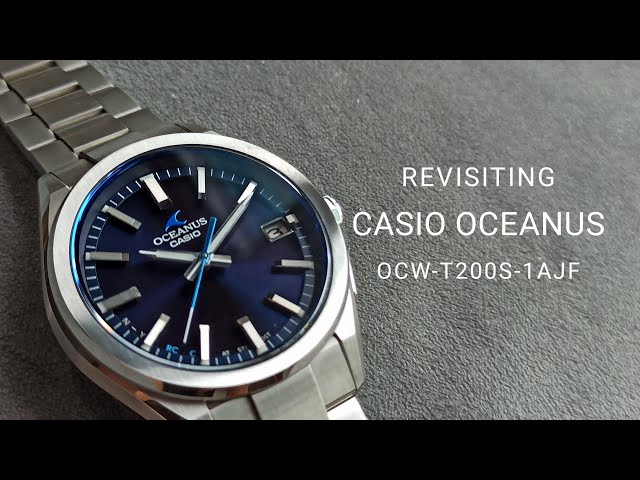 Forhandle tyktflydende konkurrenter Revisiting my Casio Oceanus T200 - YouTube