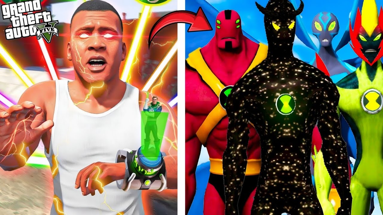 GTA5 এ FRANKLIN পেলো BEN 10 এর Super Power 😨