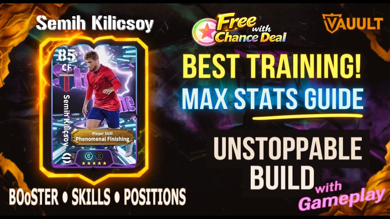 Semih Kilicsoy Training Guide CF Adv Striker Phenomenal Finishing Special Skill ShowTime Chance Deal
