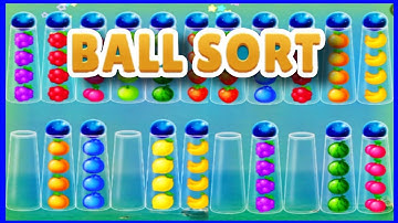 color ball sort wooden puzzle (level 1726-1733) #relaxing #gaming