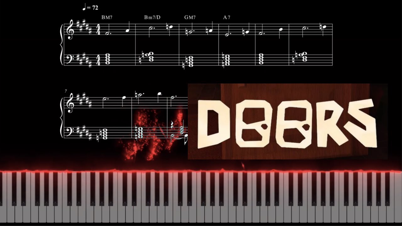 Doors (Roblox) - Dawn of the Doors Sheet music for Piano (Solo