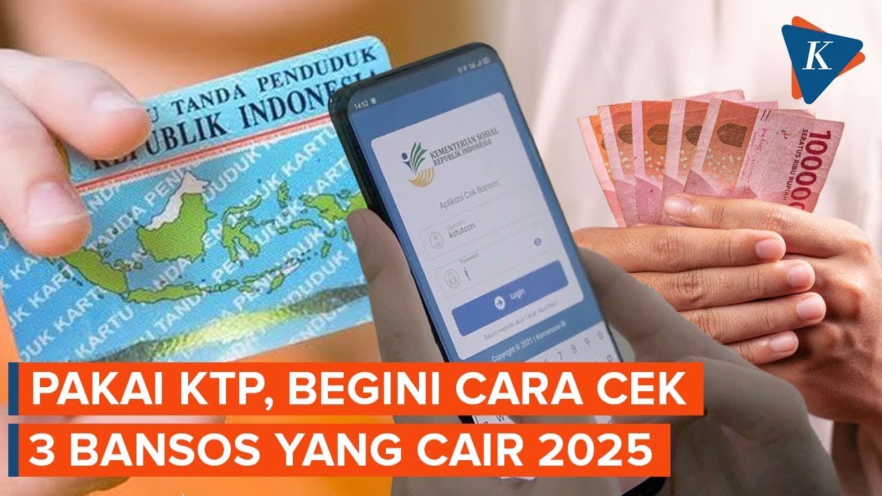 Tiga Bansos Cair Oktober-Desember 2025, Begini Cara Cek Pakai KTP!