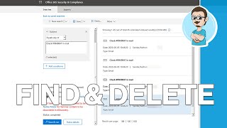 Global Email Deletion on Office 365! Details