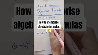 Algebraic Formulas #mathematical #mathchamps #maths #Mathteacher #mathematics #foryou