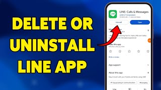 How To Delete/Uninstall LINE App 2025 | Remove LINE App From Your Device