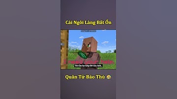 Câu Chuyện Bất Ổn Của Dân Làng Trong Minecraft 💀 #shorts