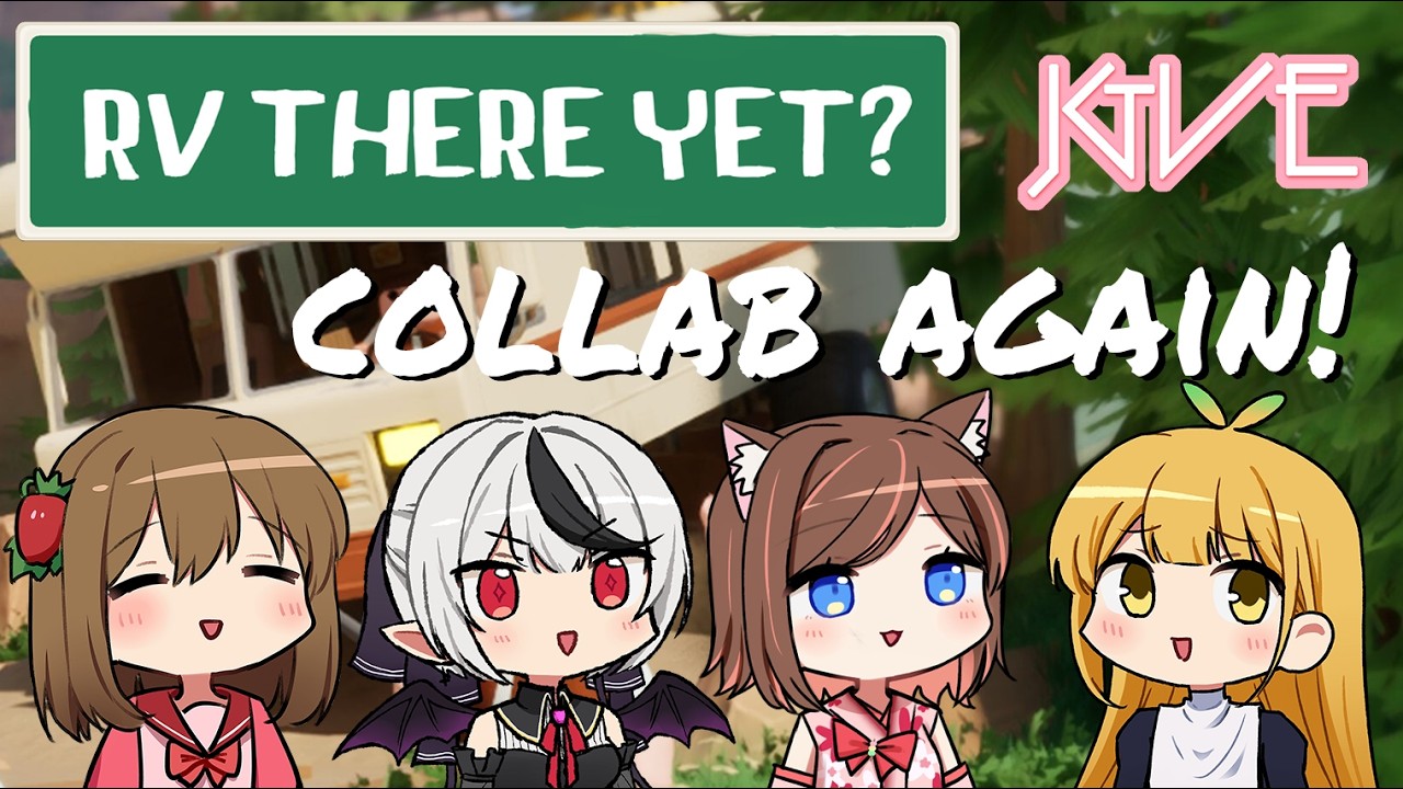 Ichigo🍓 drives RV again w/ Wagashi Lemon and AppieJuiceK