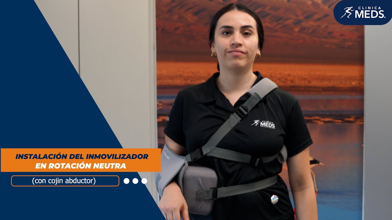 Como usar correctamente un inmovilizador de hombro (en rotación neutra