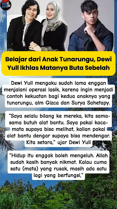 Dewi Yull Iklas Matanya Buta Sebelah #dewiyull