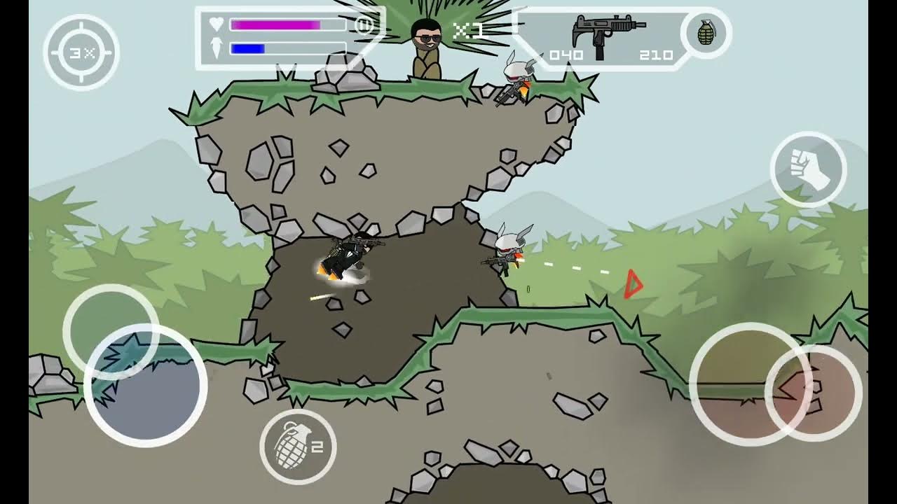 How to Play without SARGE in Mini Militia Solo Fight || Mini Militia ...