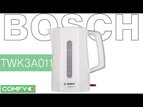 Bosch TWK3A011- бюджетный чайник от немецкой компании - Видеодемонстрация  от Comfy