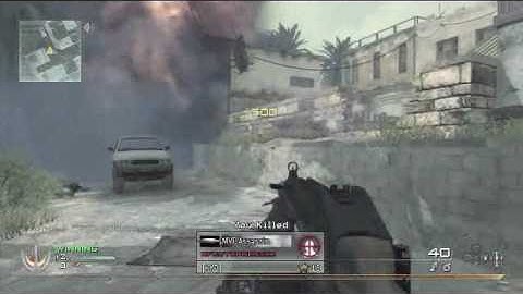 MW2 S&D Crash UMP45 10-1 (My First Video!)