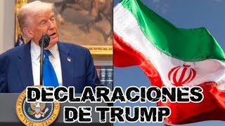 Trump🇺🇸 asegura que han derrotado militarmente a Ir@n🇮🇷