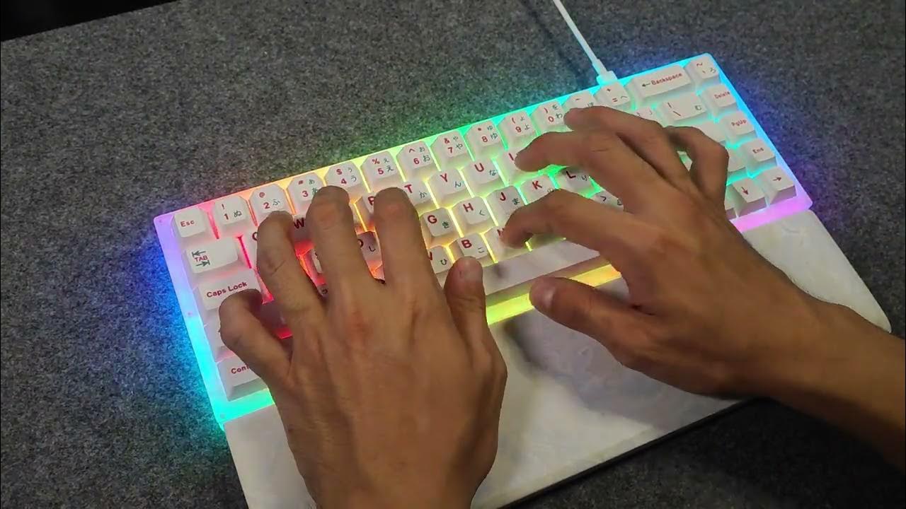 Modded Tada68 Mechanical Keyboard Sound Test YouTube