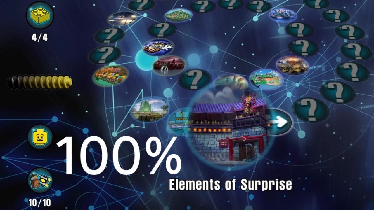 Lego Dimensions Elements of suprise 100% level walkthrough