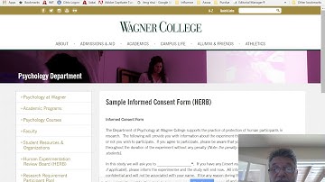 APSY300 IRB and Informed Consent