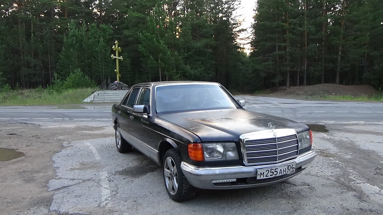 Мерседес 126 черный