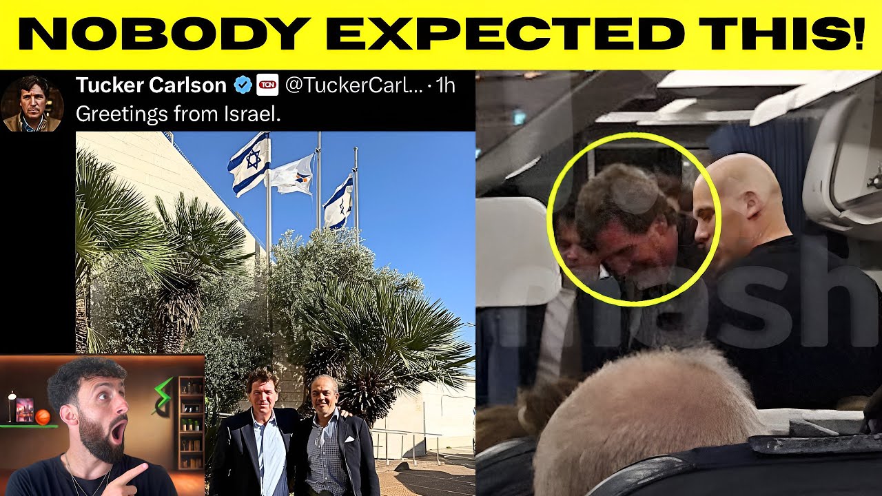 Tucker Carlson Flew To Israel, What Happened Next Was Beyond SHOCKING!