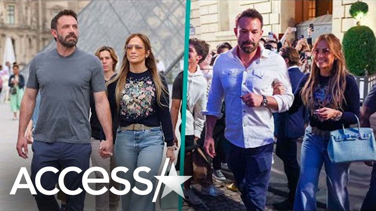 Jennifer Lopez & Ben Affleck Look So In Love While Holding Hands At The Louvre