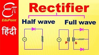 🔴 Rectifier - Half wave and Full wave | video in HINDI