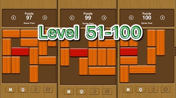 Unblock me level 51-100 Gameplay Walkthrough iOS android