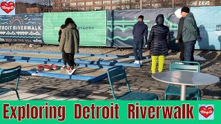 Exploring Detroit Riverwalk In Michigan With Family - @ningd