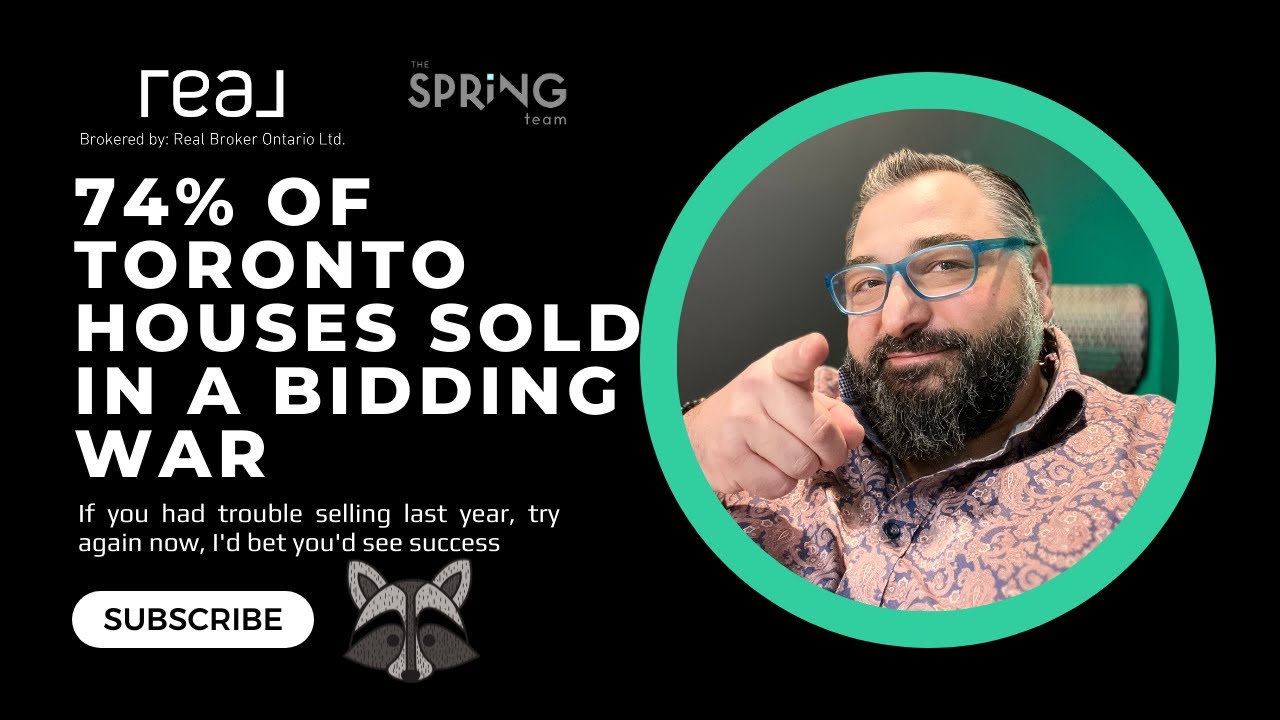 Week 153 74 of Urban Toronto Houses Sold Over Asking Last Week YouTube